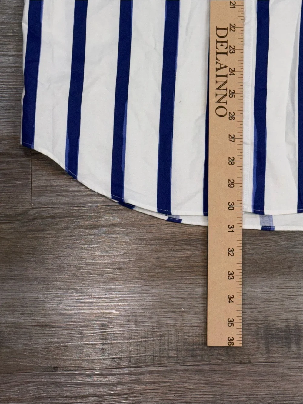 J. Crew Shirt Mens M Short Sleeve Button-Up Broken-In Oxford Striped Blue White